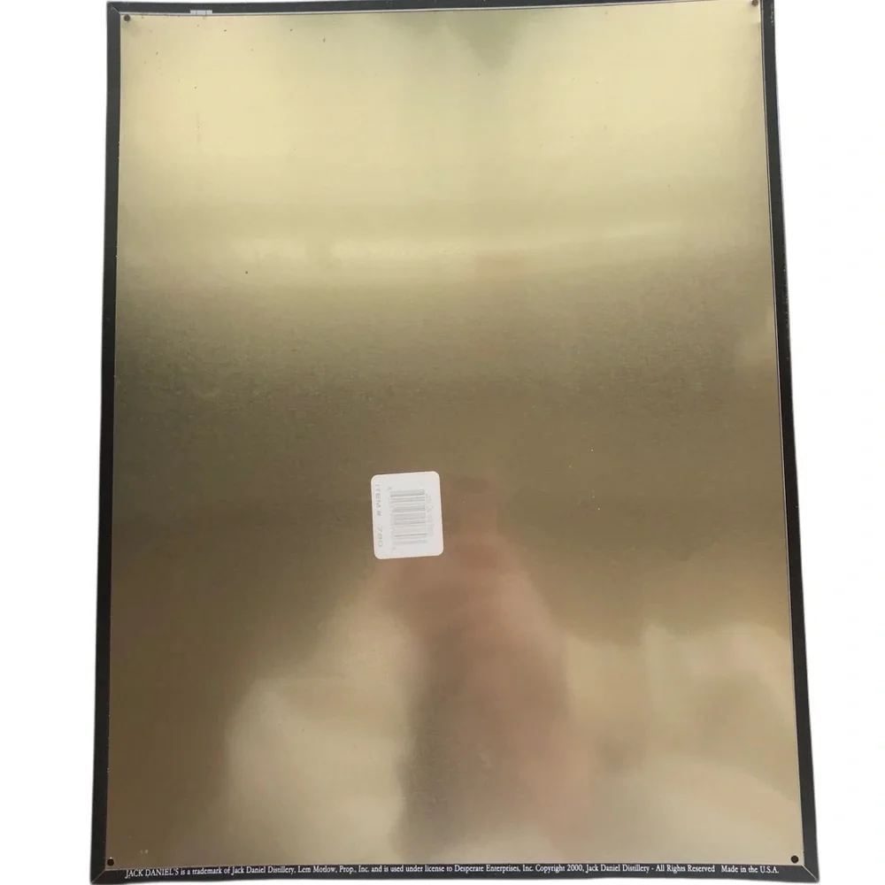 2000s Jack Daniels Old No. 7 Sign Tin Metal Sign 12.5” x 16” - Picture 3 of 4